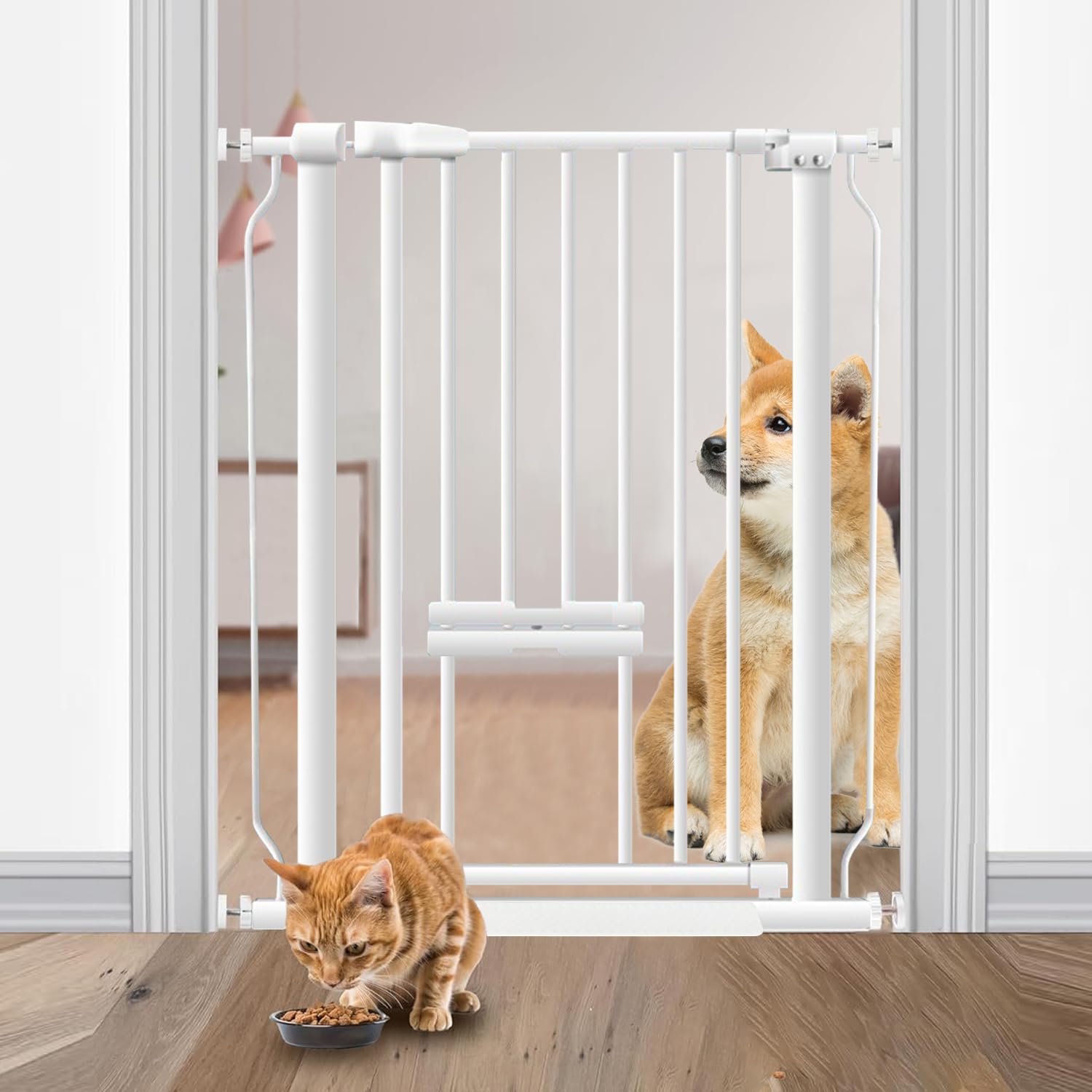 Amazon.co.jp: ペットゲート ペットフェンス ベビーゲート 高さ78/92cm