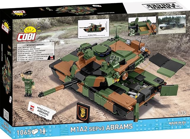 Foto 3 de 8 de COBI Armed Forces M1A2 Abrams (PL), Escala 1:35, 1065 Piezas