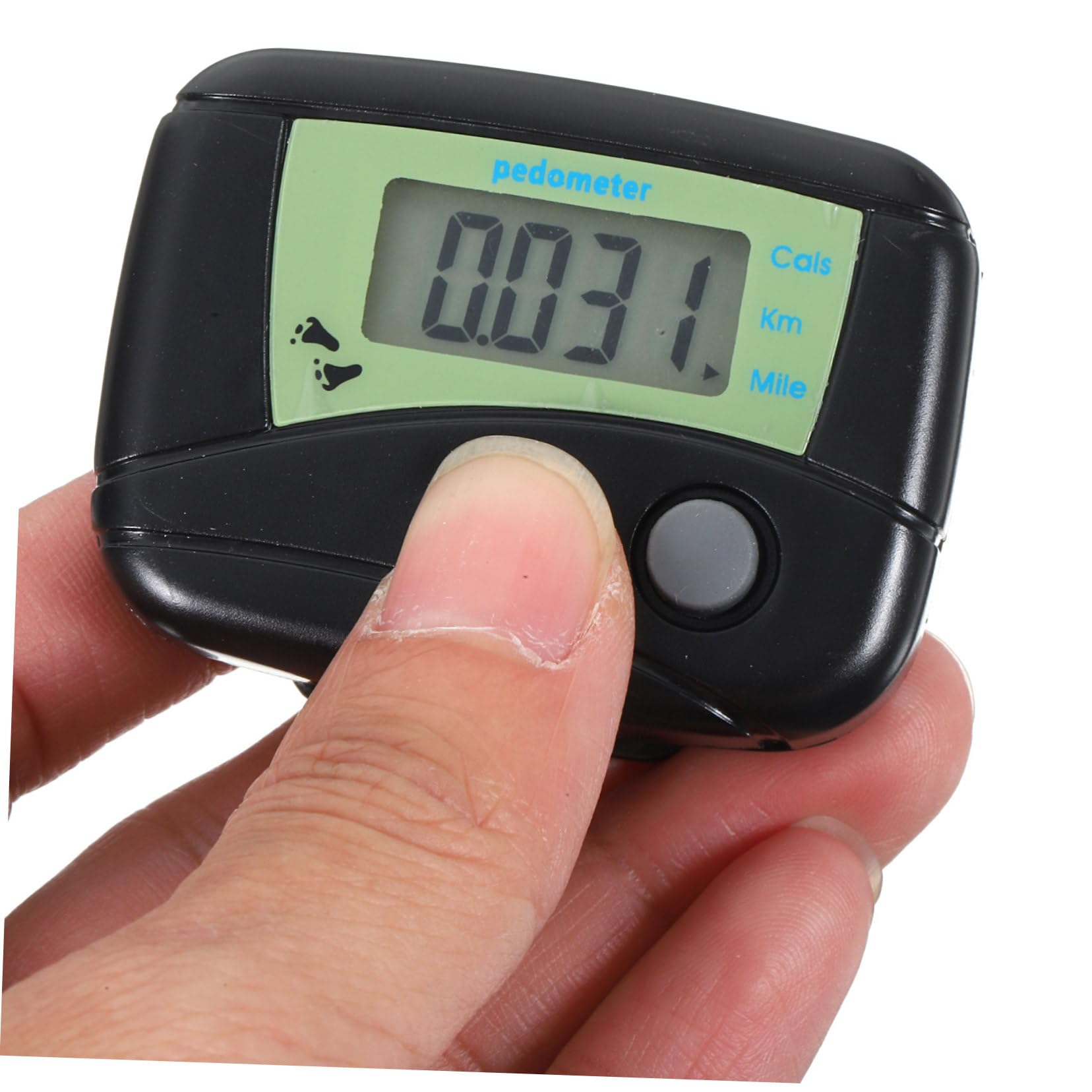 10 Pièces Compteur de Distance à Pied Compteur de Pas podomètre EUR de Pas numérique Clip podomètre sur EUR de Calories Pas à Pas numérique Black