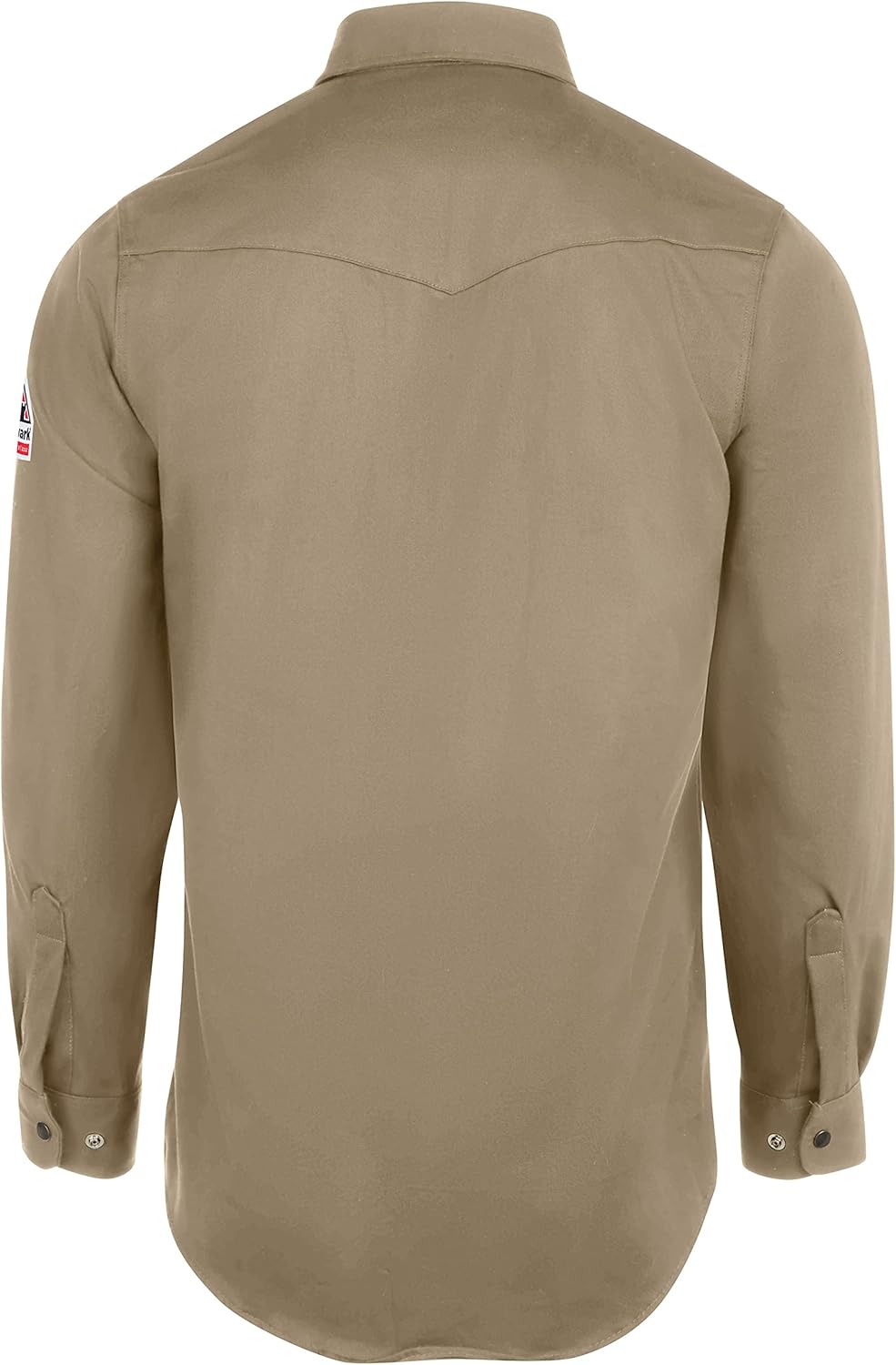 Bulwark Flame Resistant 7 oz Cotton Excel FR Snap-Front Uniform Shirt with Two Chest Pockets, Topstitched Cuff - Image 2