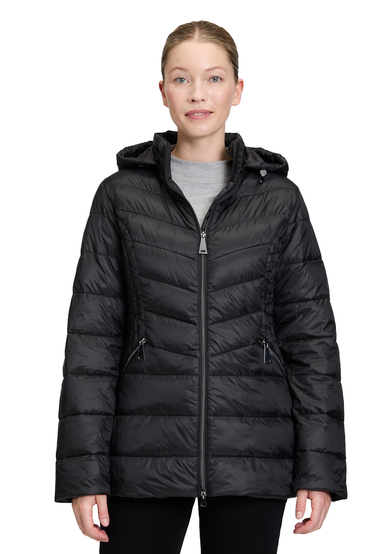 Betty Barclay Damen Outdoorjacke mit Abnehmbarer Kapuze