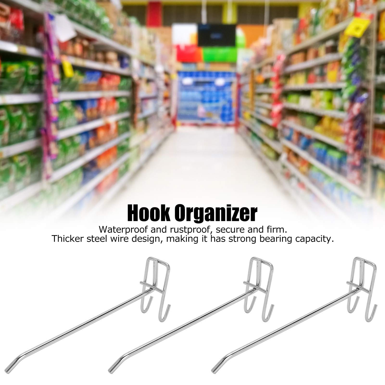 Universele plankdragers / legbordhaken, model 3, set van 8 stuks | Plankdragers | Kantoormeubilair