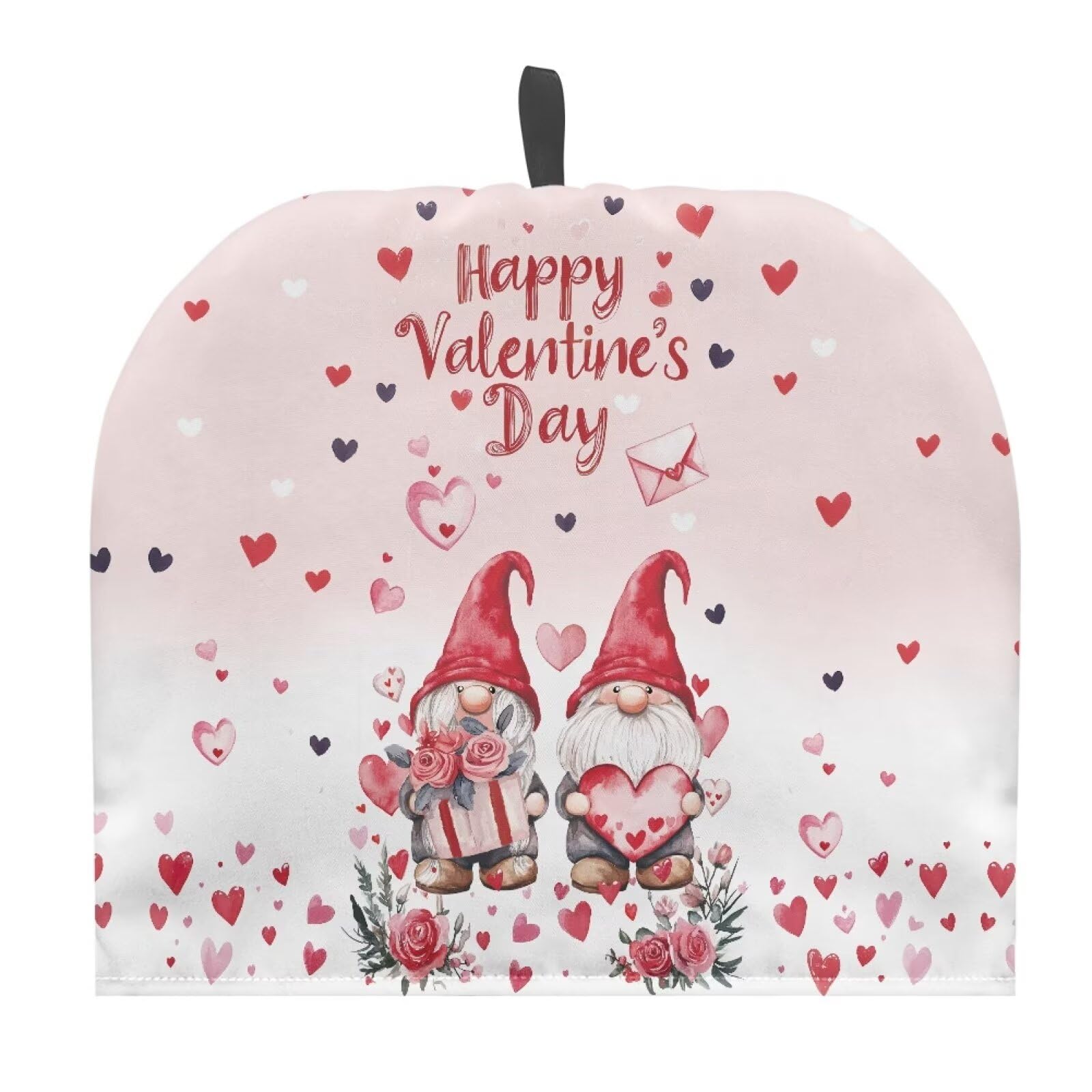 Hudotybom Valentine Style Tea Cozy for Teapot - Insulated Large Cover to Keep Warm - Machine Washable Coffee Pot Cloth Cover - Valentine's Day Decorations