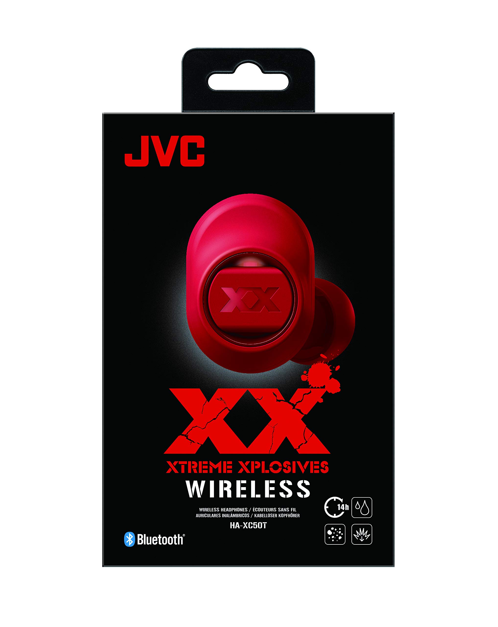 JVC XX True Wireless Headphones (Red) HA-XC50T-R Earbuds