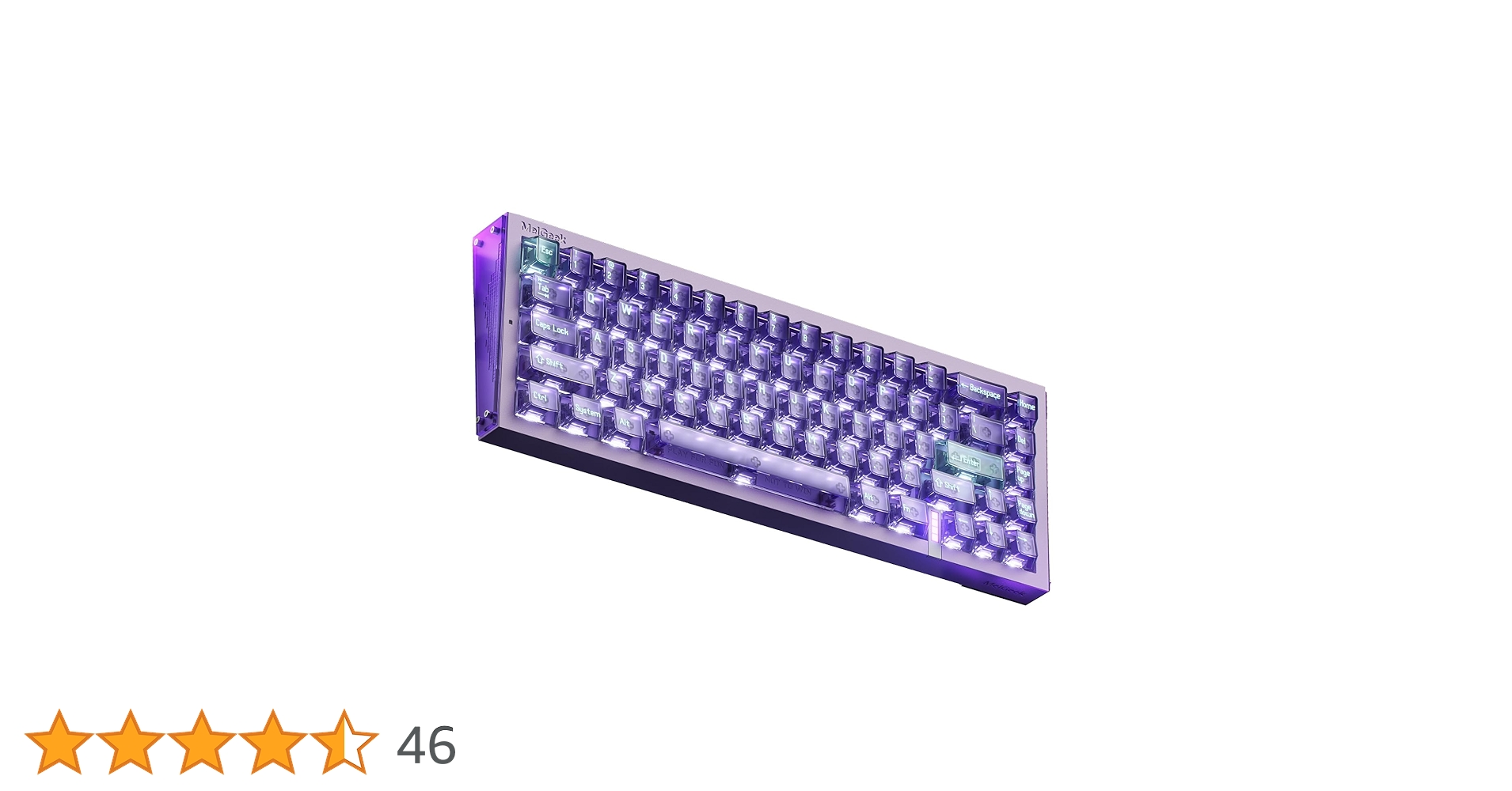 Amazon | MelGeek REAL67 有線キーボード、US英語配列、RGB搭載