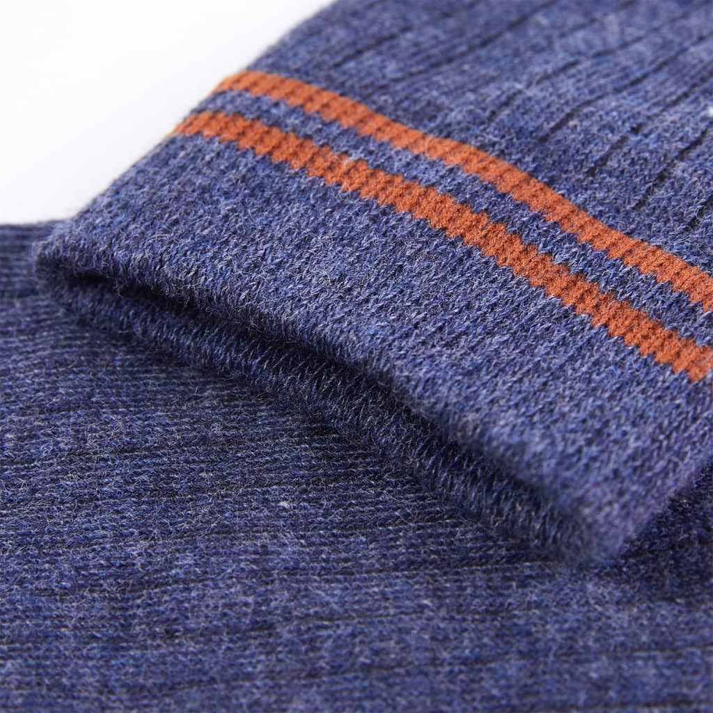 Calzini per bambini, 5 paia di calzini in cotone con motivo scimmia e strisce colorate, EU 30-34, per ragazze e ragazzi, antiscivolo, caldi, morbidi, ideali per l'asilo, lo sport e la vita