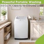 CURTIS INTERNATIONAL RPW302 RCA 3.0 cu. ft. Portable Washer, White