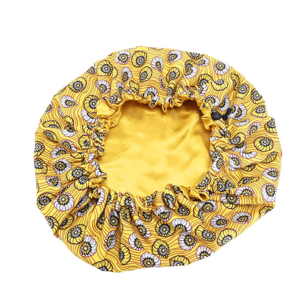 3 Set Di Cuffie Da Notte Regolabili Per Bambini A Doppio Con Coulisse Per Bambini Piccoli A Forma Di Crisantemo Quadrato E Pavone 2 Pezzi*3