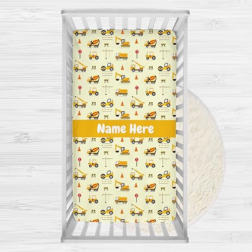 Miniatura 5 de Sábanas personalizadas para cuna de bebé arcoíris colorido con nombre, paquete personalizado y sábanas de juego para niñas bebés, sábanas de colchón