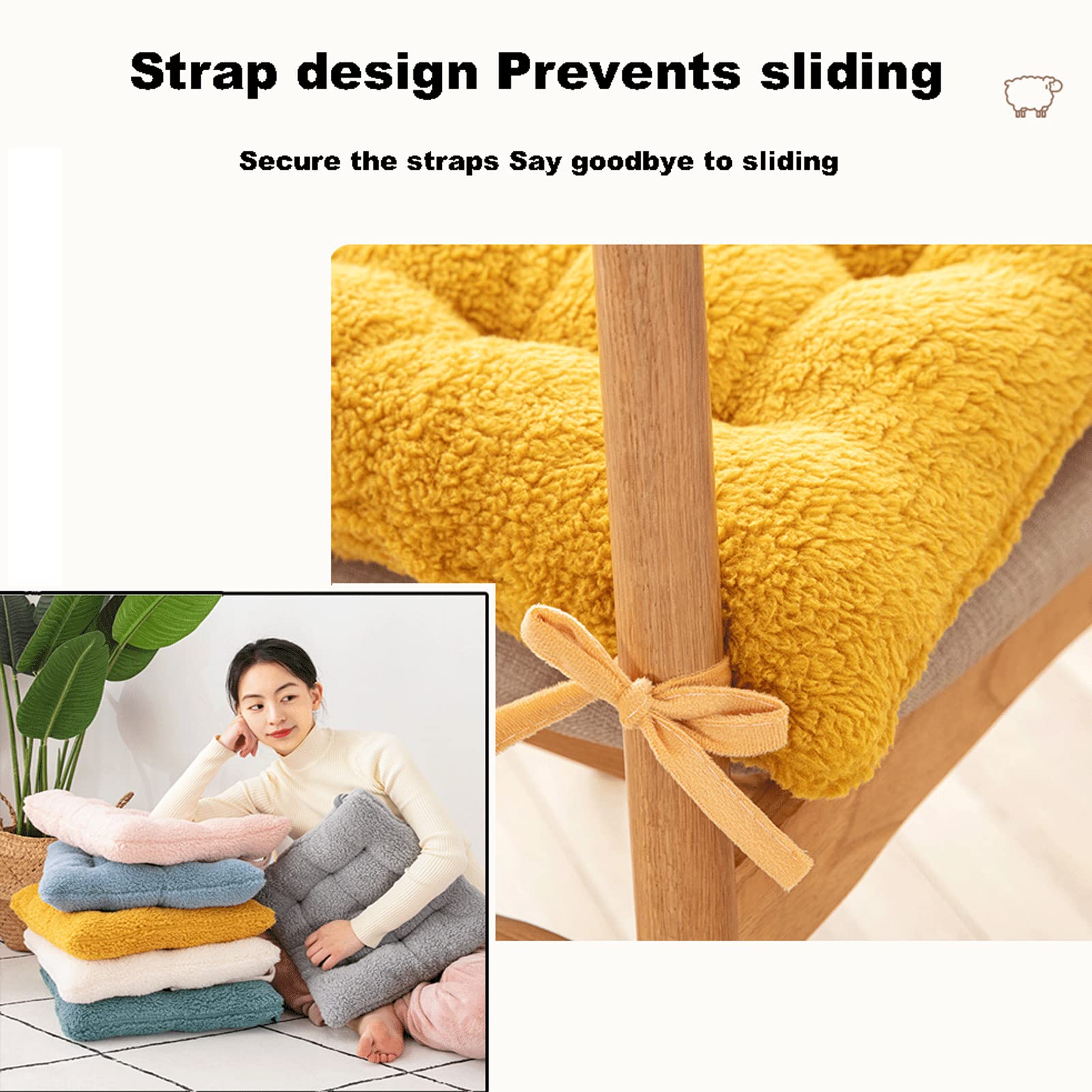 Eetkamerstoel Pad Stoel Kussen Met Rugleuning Matras Stoel Zitkussens Voor Stoel Tuin Fauteuil Terras Zitkussen -(Stoelkussen Rugleuning