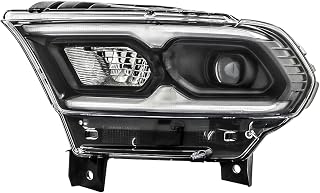 labwork Headlight Assembly Replacement for Durango 2021-2023 Headlights w/DRL Projector Black Set Driver Side LH 68433783AE