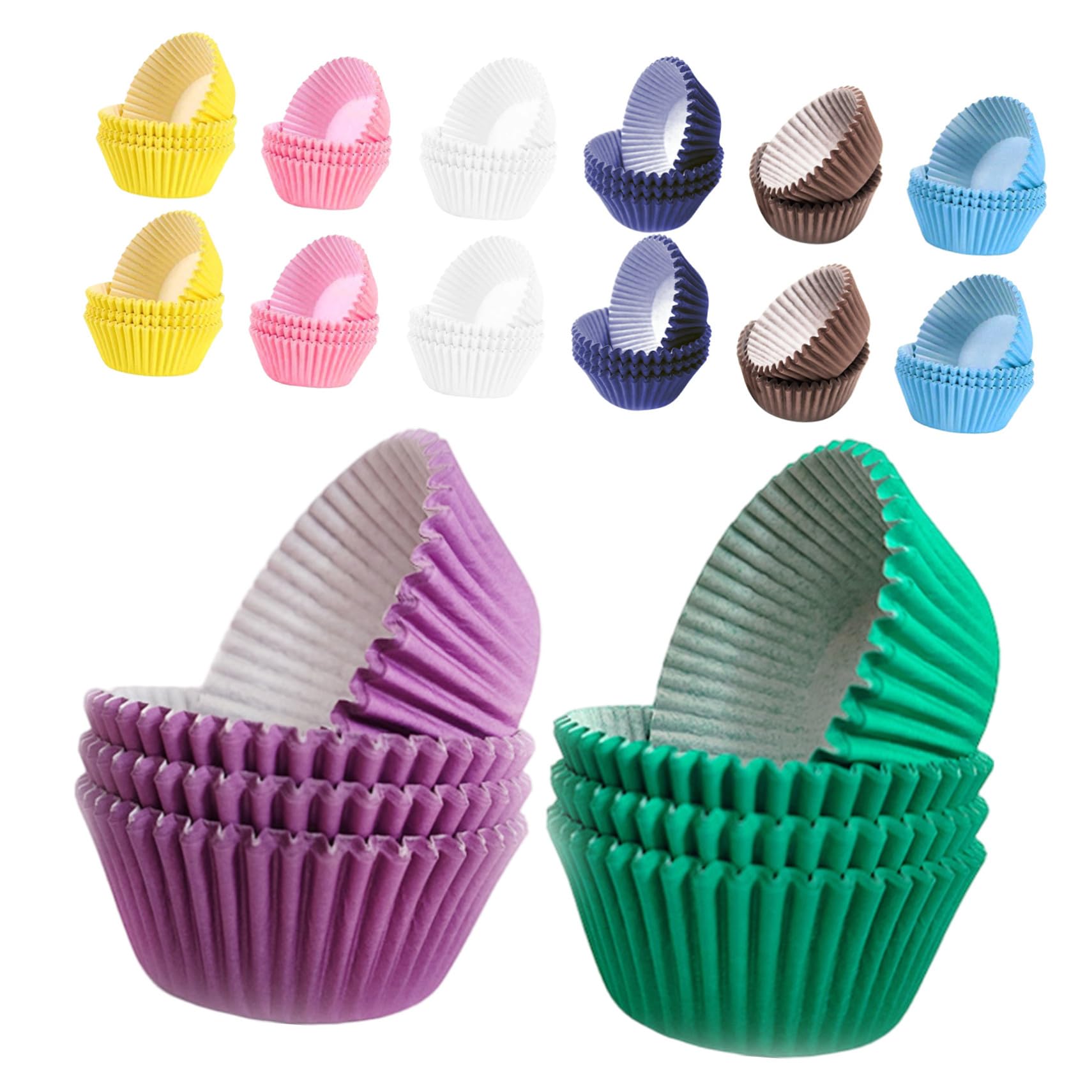 Capacillos de papel para cupcakes ideales para repostería casera en cumpleaños infantiles