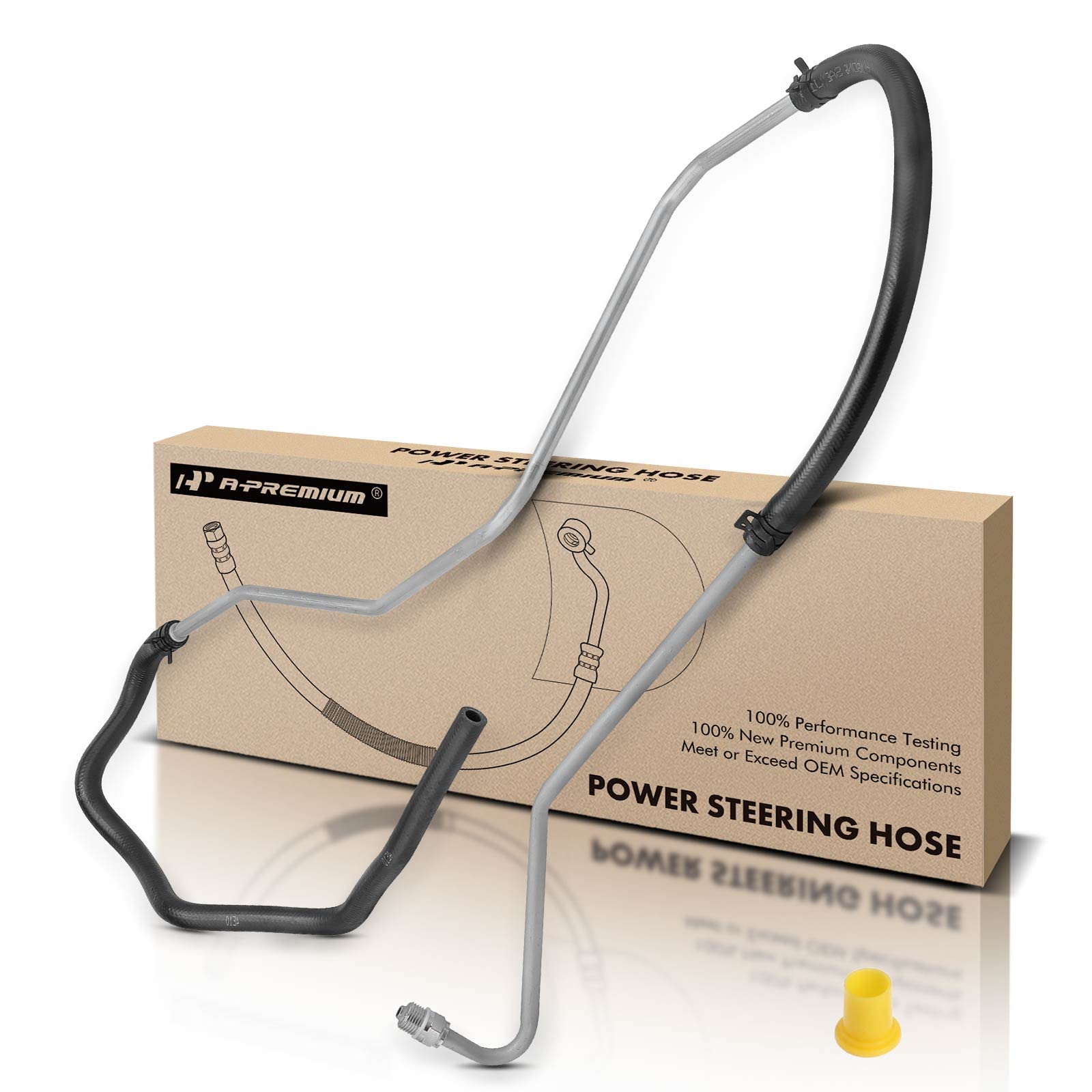 Photo 1 of A-Premium Power Steering Hose Return Line Hose Assembly Compatible with Ford Taurus Mercury Sable 1994-1995 V6 3.0L OHV Gear To Cooler