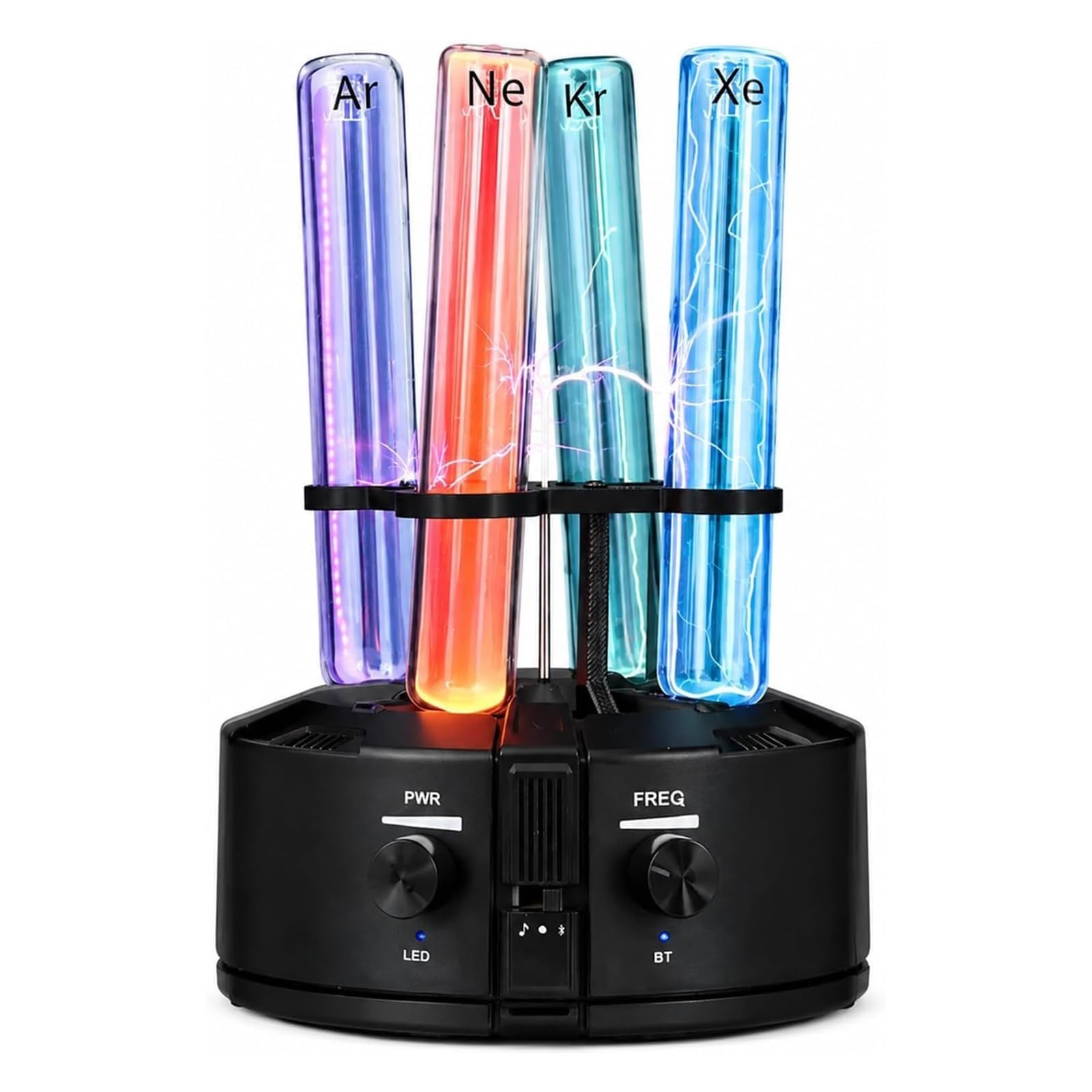 Ensemble Tubes Lumineux gaz Noble, Kit Tubes décharge gaz rares scellés