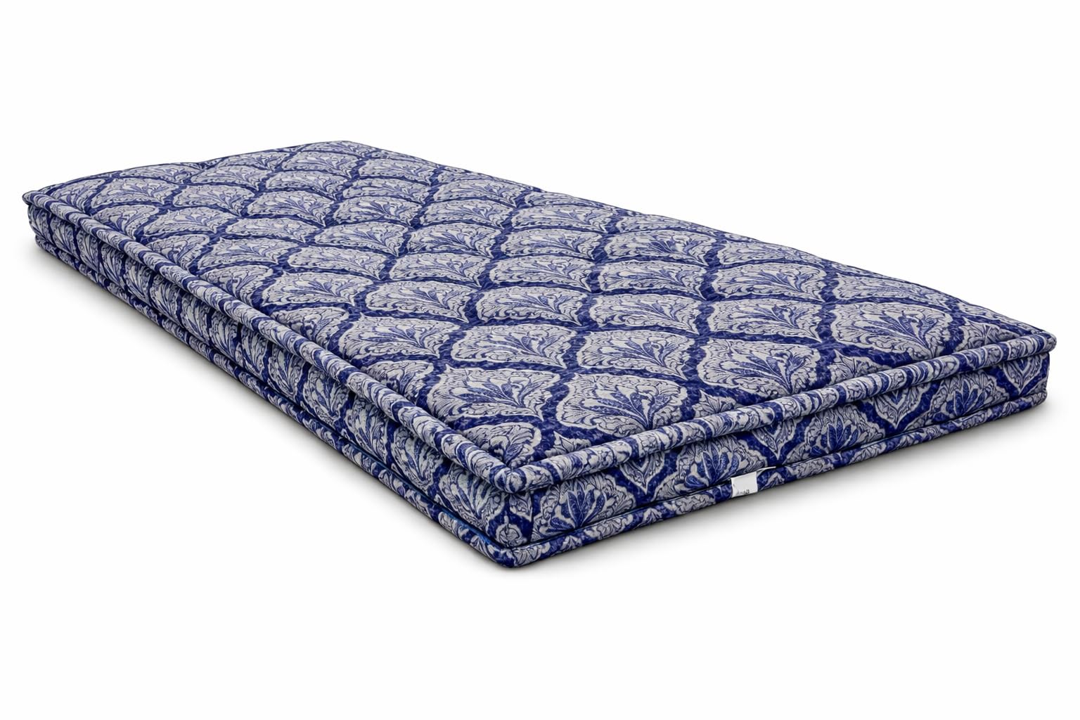 Adim's Soft Cotton Box Quilt Mattress,Comfort Mattress, Jacquard Design, Breathable and Durable, for Bed, Floor, Sleeping, Guest and Camping (Blue, 2.5 x 6 Feet (30 x 72 Inches Or 75 x 180 cm))-image-37