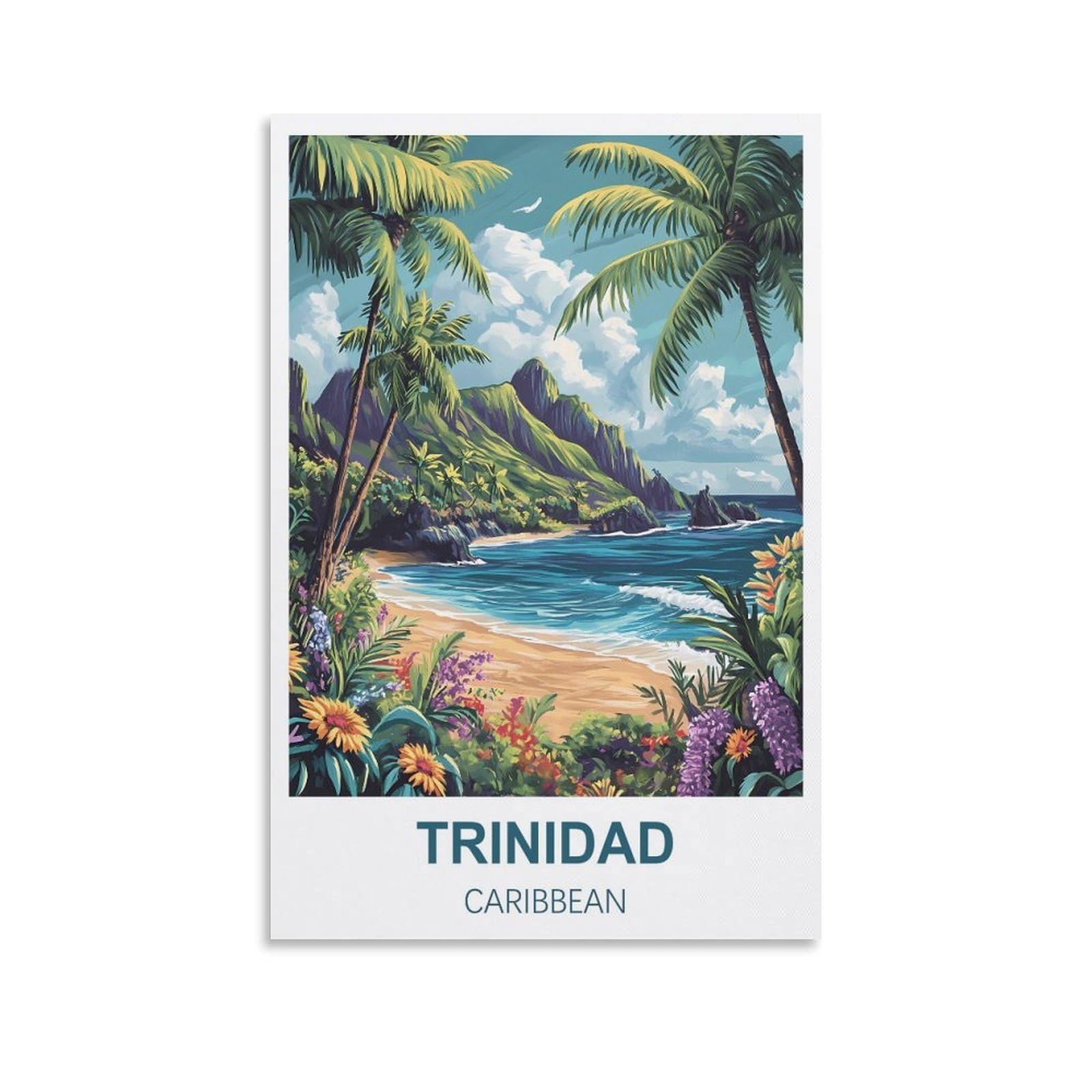 Jigsaw Puzzles for Adults 2000 Trinidad Caribbean Jigsaw Puzzles for Challenging Family Activity Games DIY Puzzle for Home Decor 70x100cm