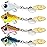 TRUSCEND Wide Search Cover Vibe Tail Spinner, Easy Catch Fishing Lures with Vibrating, Swimming, Jigging Action, BKK Super Slide Sharp Hook, Accurate Long Cast Fishing Spinner for Bass, Trout 3/8oz