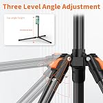 XXZU 72in Tablet Floor Stand Tripod,Tablet Tripod Floor with 360° Ball Head,Height Adjustable Tablet Stand Holder for ipad/iPhone/Kindle/Music/Phone/eBook Reader/Recording and All 4.7-13" Devices