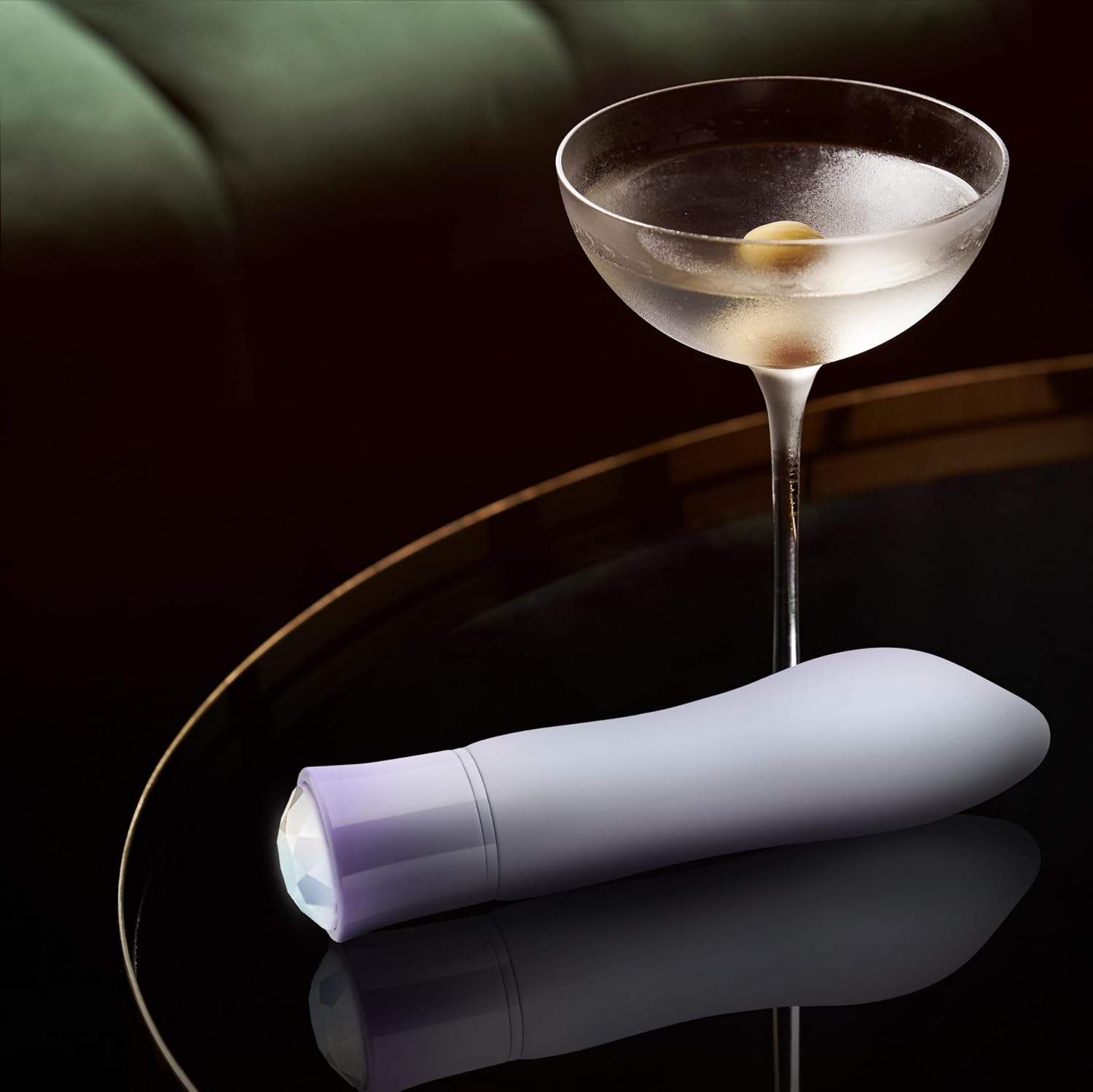 Blush Oh My Gem - Revival - 5.5" Puria Silicone Small Bullet Vibrator for Women - Mini G Spot Nipple Clit Vibrator with 10 Vibrating Modes & Warming Function - Waterproof Personal Massager - Opal