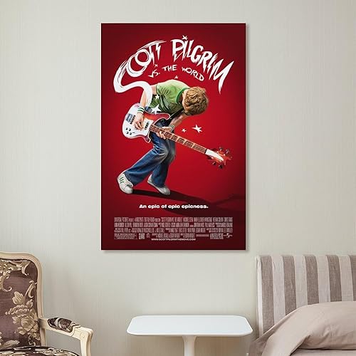 Miniatura 7 de Scott - Póster de película de Pilgrim Vs. The World, pinturas artísticas en lienzo, decoración de pared, decoración del hogar, decoración de sala de