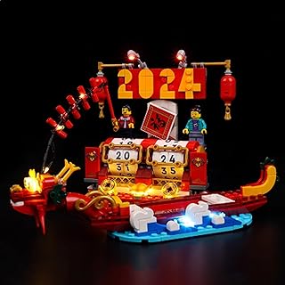 LED Lighting Kit Compatible with Lego 40678 Festival Desk Calendar Series LED Light Set (Model Kit Not Included - Lighting Components Only)
