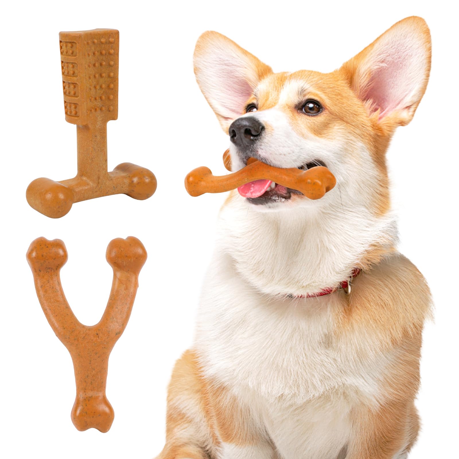 Toaocrs Tough Dog Toys for Aggressive Chewers2 Pack Dog chew Toys Specifically Designed for Small and Medium-Sized Dogs