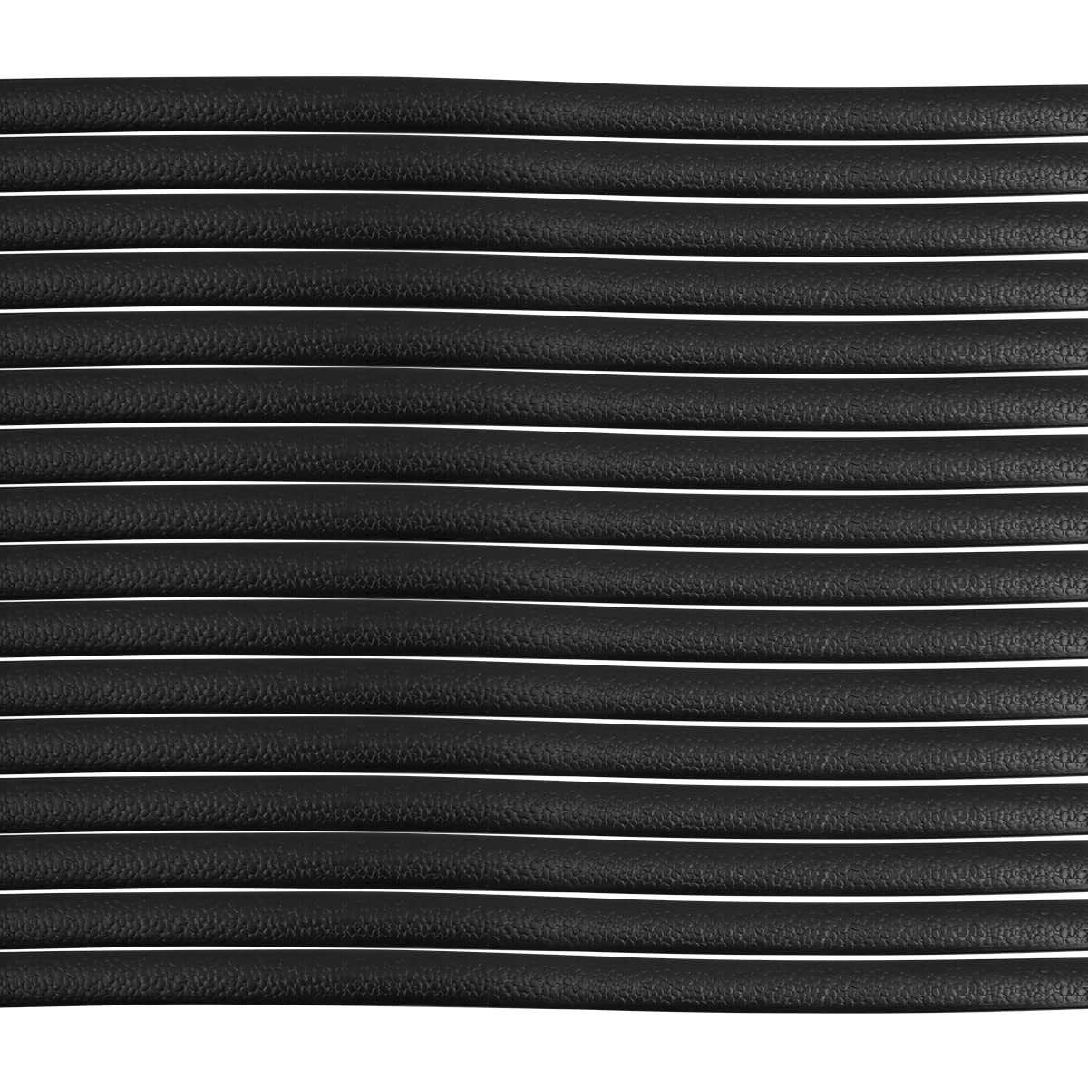 WANGCL Kit Materiale di Riparazione in Vimini Materiale di Riparazione in Rattan Intrecciato in Plastica per Mobili da Esterno da Giardino (Nero)