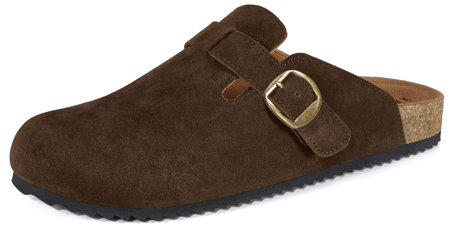 Sabot Donna Ciabatte Uomo Chiuse con Comodo Pantofole in Pelle Scarpe da Giardino Traspirante Sandali Ciabatta 36-46