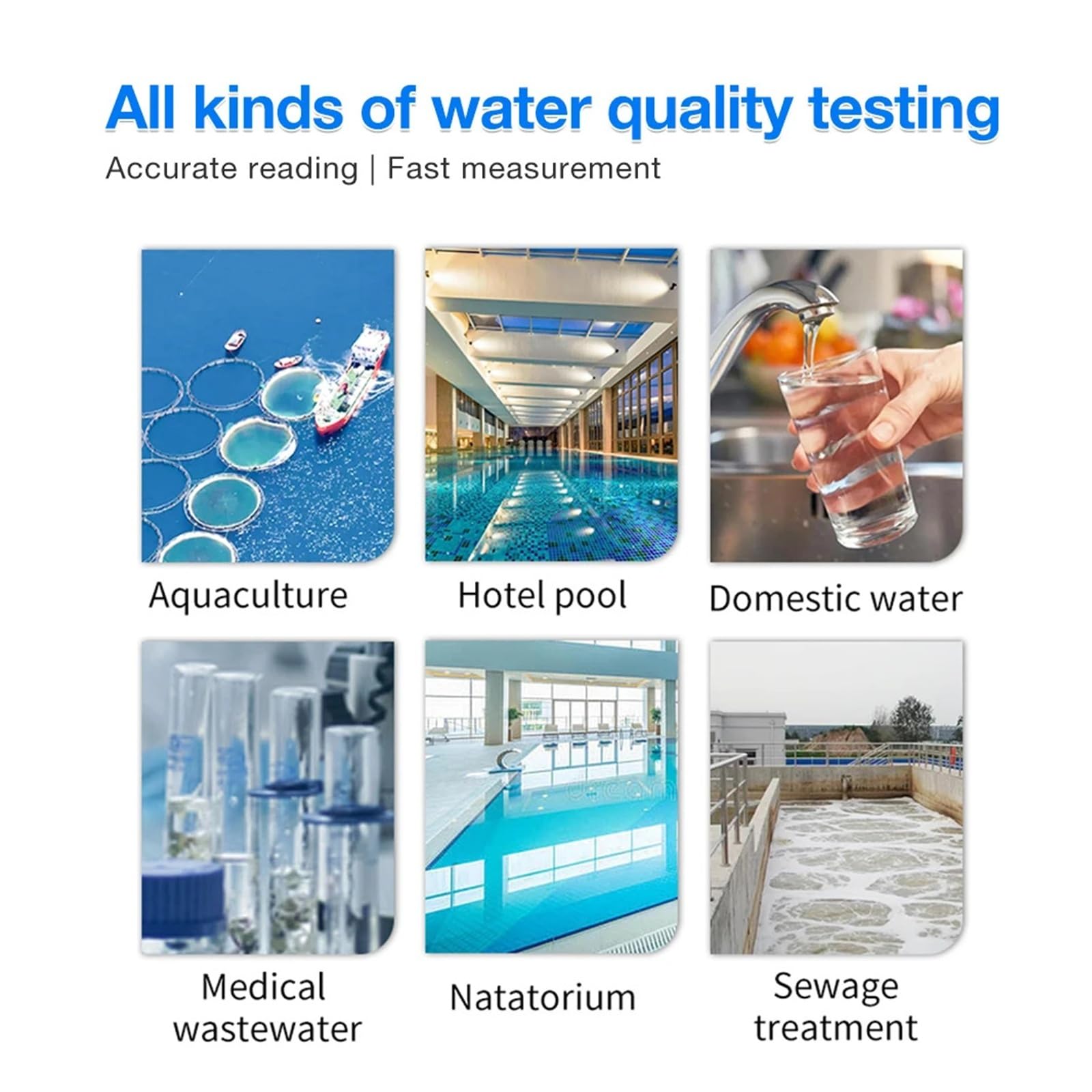 Testeur De Qualité De L'eau Multiparamètre PH860 for Piscine D'aquarium Haute sensibilité