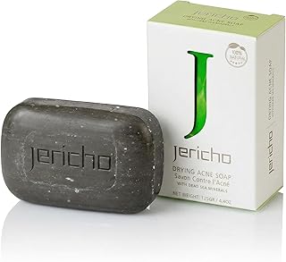 Jericho Barra de secado de acné Jabón para ca...