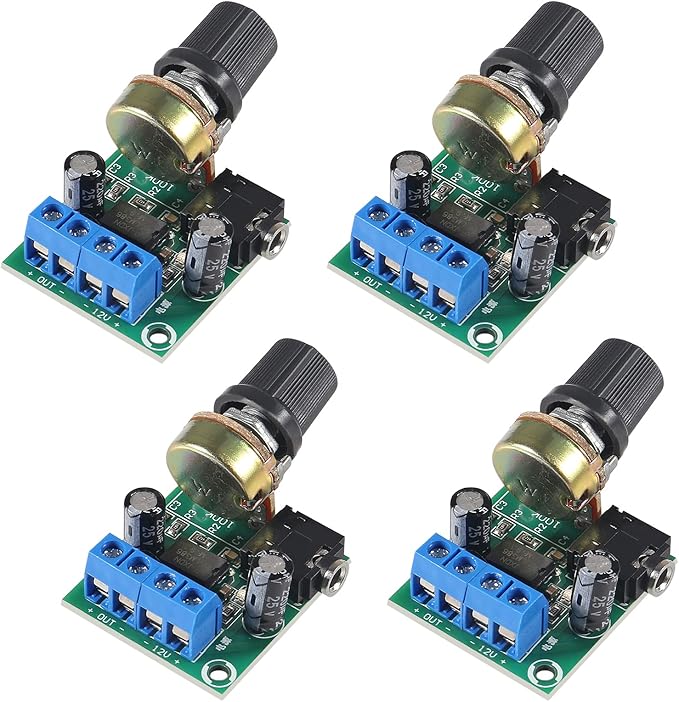 LM386 Mini Versterker Module, 200x Versterking Factor - PCF Electronics