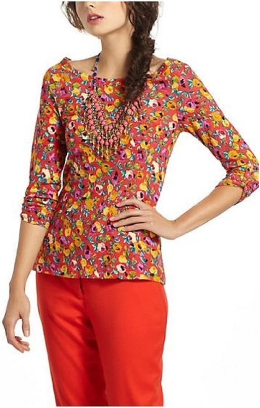 Anthropologie Banter TEE TOP Xs Red