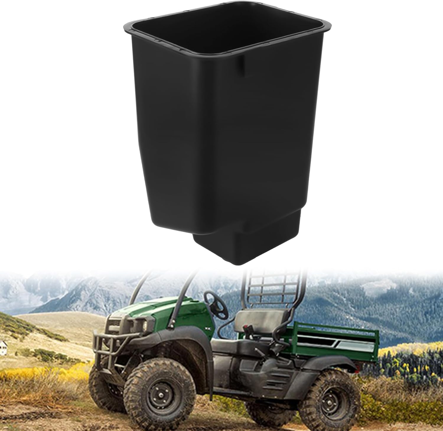 Under Seat Storage Bin for Mule, Underseat Storage Tool Box Organizer Extra Storage Keep Dry for Kawasaki Mule SX 4x4 XC SE 610 4x4 2005-2024, Replace OEM #99999-0054, Easy Installation