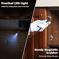 Housolution 72 cm mágneses fogó LED világítással, rugalmas szerszám szögcsipesszel 6