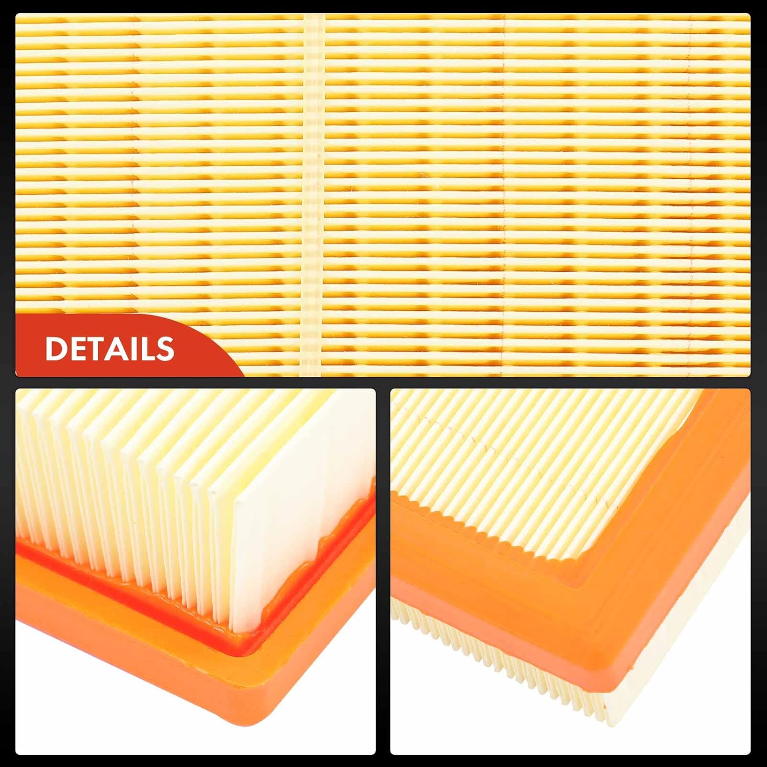 A-Premium 2-PC Engine Air Filter Compatible with BMW X1 16-22, X2 18-22 & Mini Cooper 15-23, Cooper Clubman 16-23, Cooper Countryman 17-23, 1.5L 2.0L