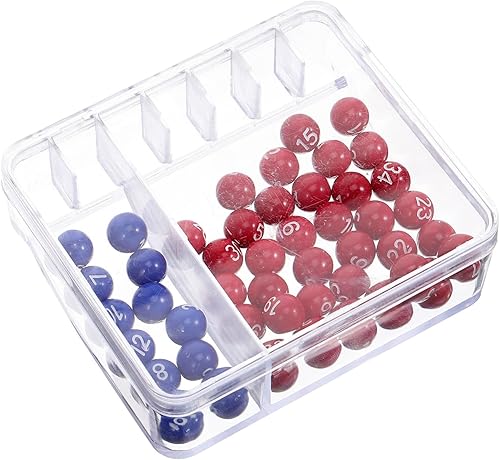 Miniatura 5 de ERINGOGO 3 juegos de simulador de lotería bolas de bingo coloridas mini máquina de lotería bolas de bingo numeradas bolsas de fiesta rellenos de