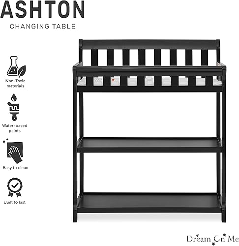 Miniatura 39 de Dream On Me Ashton Changing Table, Steel Grey 34x20x40 Inch (Pack of 1)