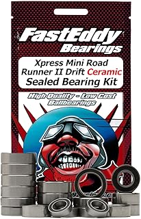 FastEddy Bearings Compatible with Xpress Mini Road Runner II Drift Ceramic Sealed Bearing Kit