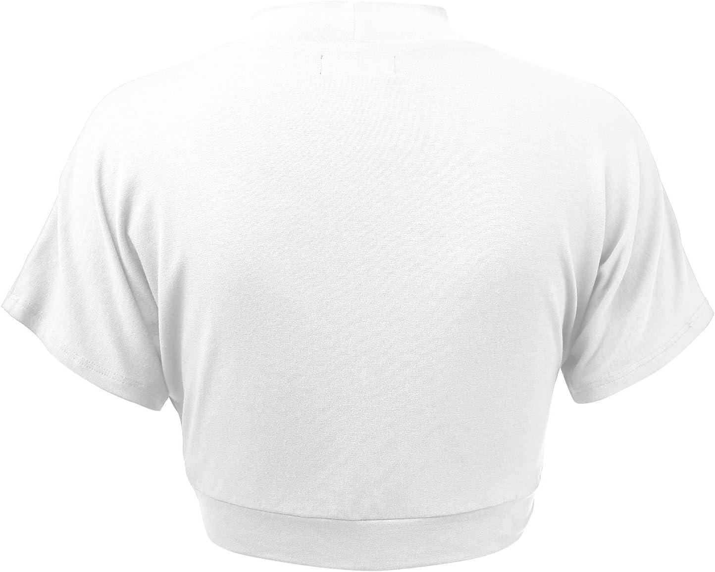 Lock and Love Women's Versatile Open Front Lightweight Short Sleeve Bolero Shrug