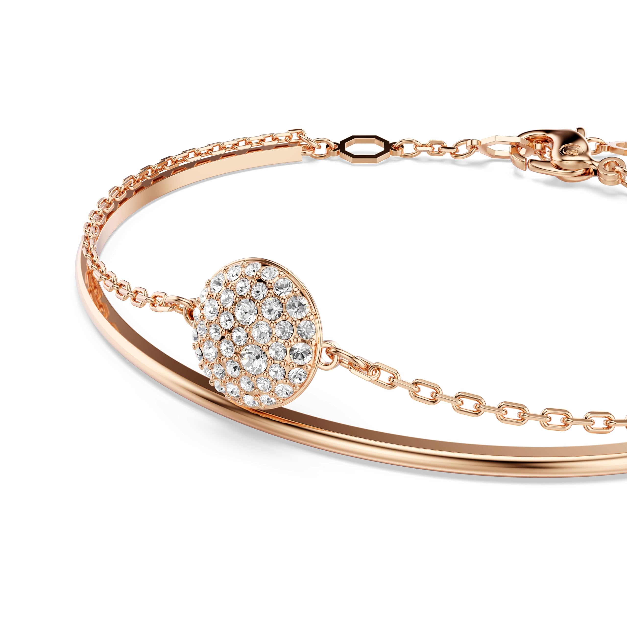 Swarovski Bracciale da donna in metallo, con cristalli, taglia unica, 89003547
