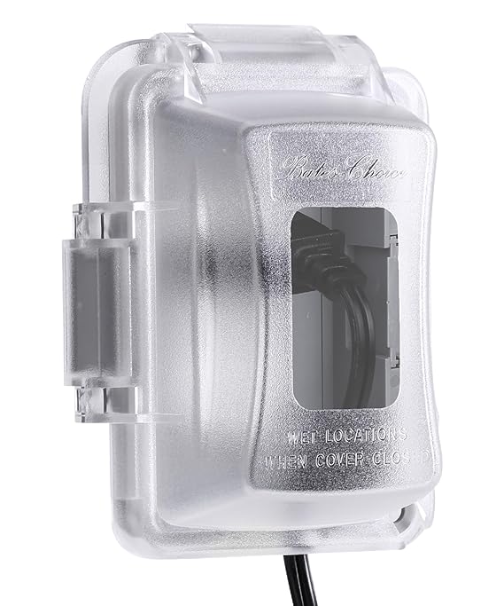 Weatherproof Electrical Outlet Cover, 1-Gang