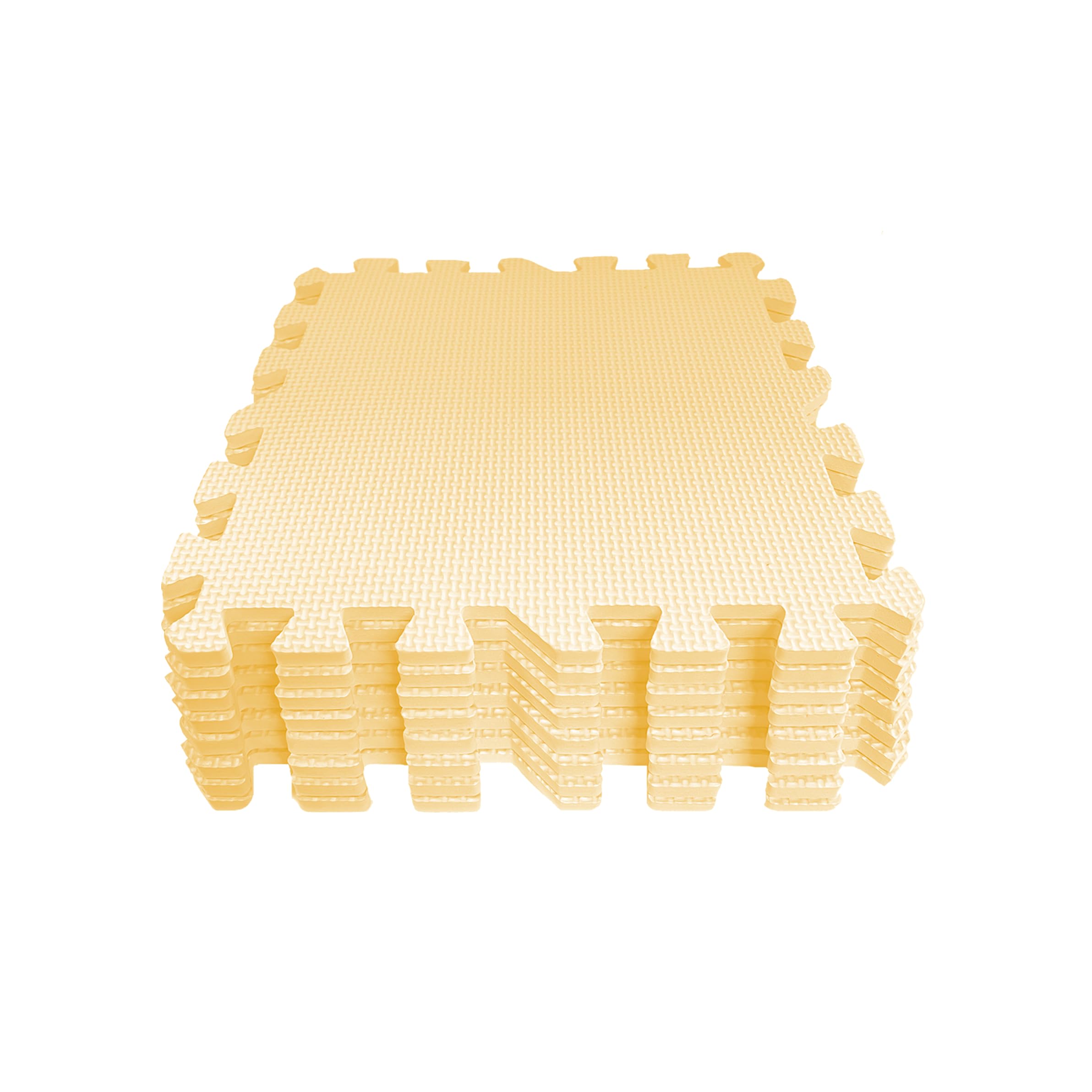 Grendle 30.5 x 30.5 x 1cm Interlocking Foam Mat Set (8 Piece Yellow)