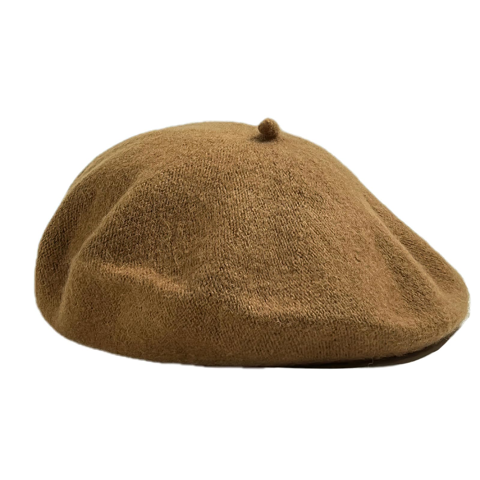 Anei Women's Ginger Yellow Classic Wool Berets For ,Stylish French Beret Hats， Autumn And Winter England Retro Hundredwith Autumn Octagonal Beret