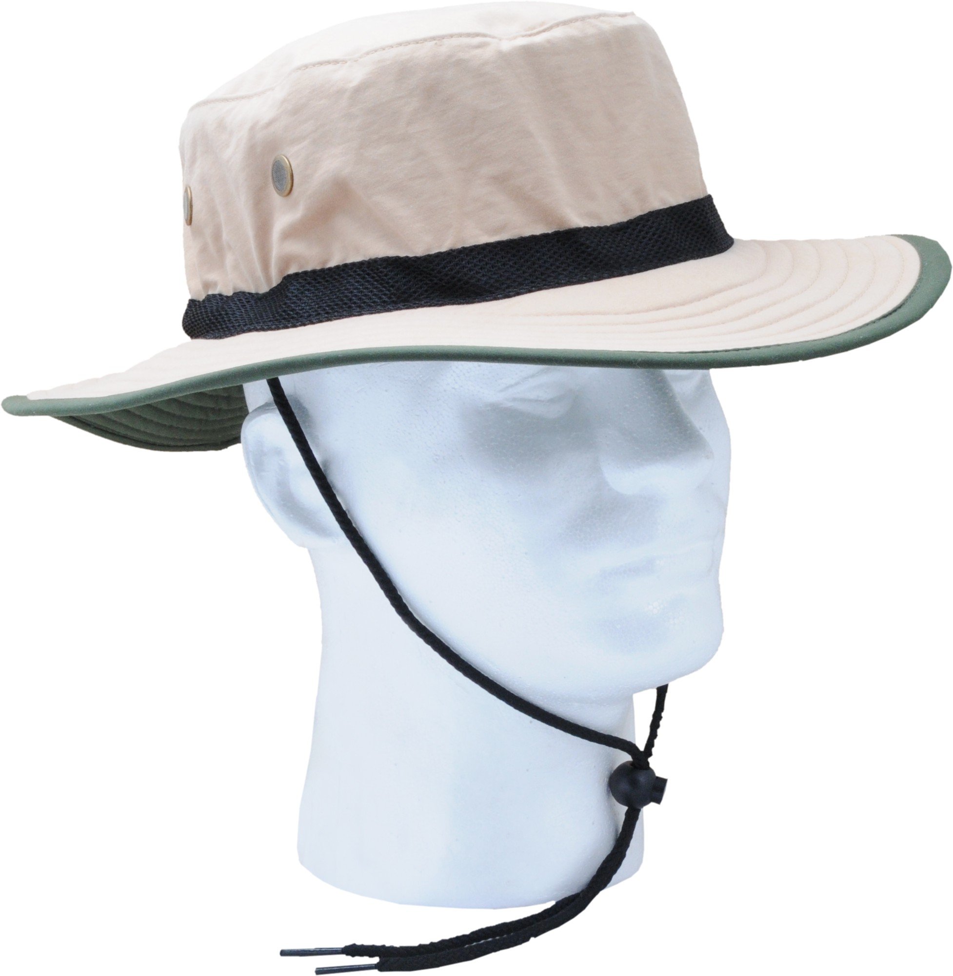 Amazon.com: Sloggers Unisex Nylon Sun Hat, Tan with wind 