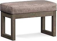 Vista 32 de SIMPLIHOME Milltown - Reposapiés rectangular (26.0 in de ancho) contemporáneo
