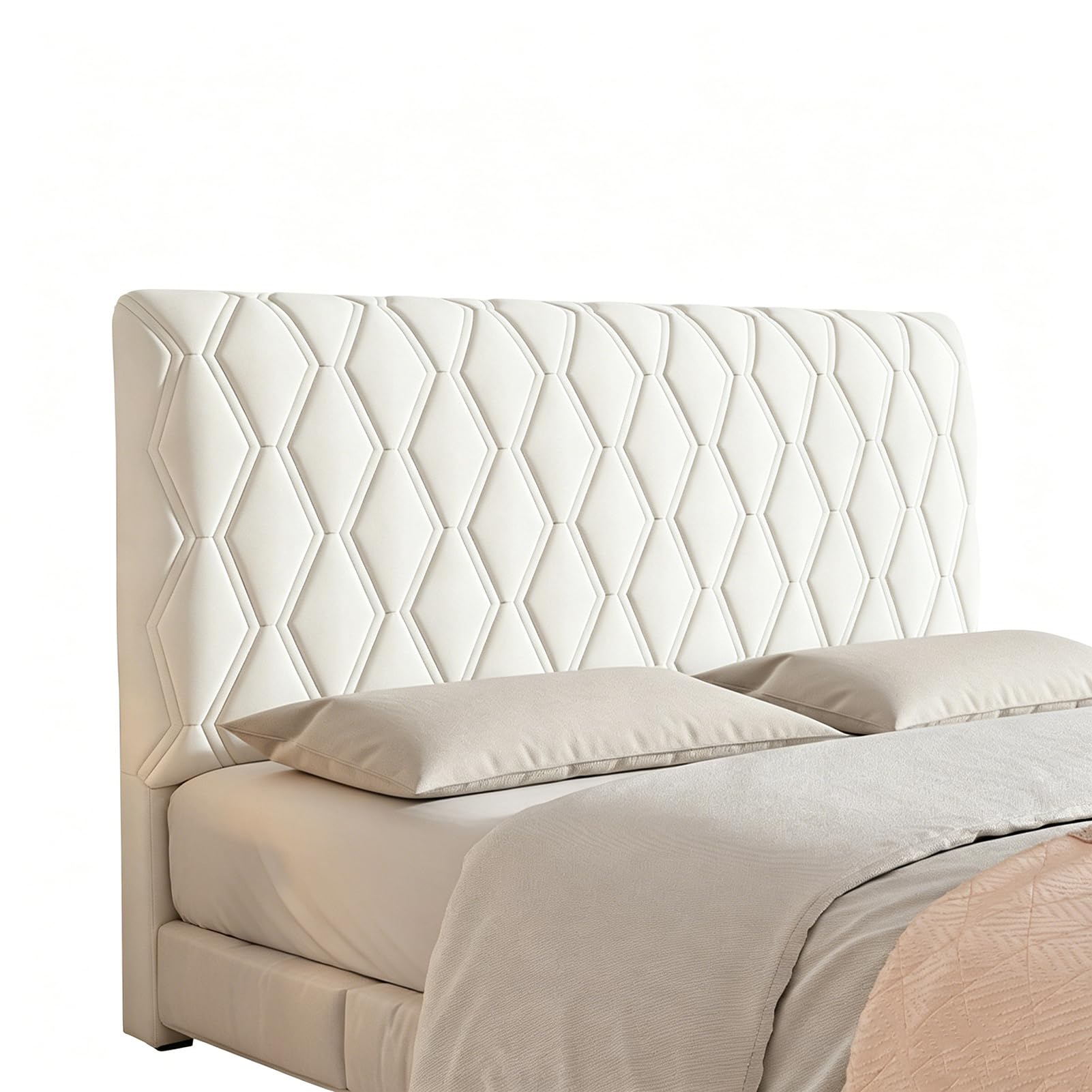 WSKCXHD Headboard Covers Queen Size Headboard Slipcover Full Size Modern Bed Frame Headboard Easy To Install Stylishly Protect,B,150cm(59in)