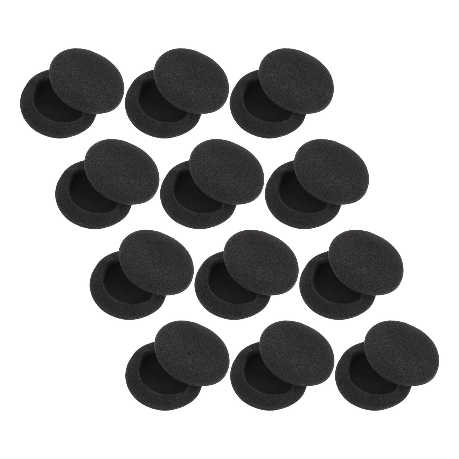 Coussinets d'oreille Ronds de Rechange 50 Pièces en Mousse Mémoire