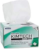 Vista 1 de Kimtech 34120 KIMWIPES Limpiaparabrisas delicados, 1 capa, 4 25 x 8 25, 280caja, 30 cajascartón
