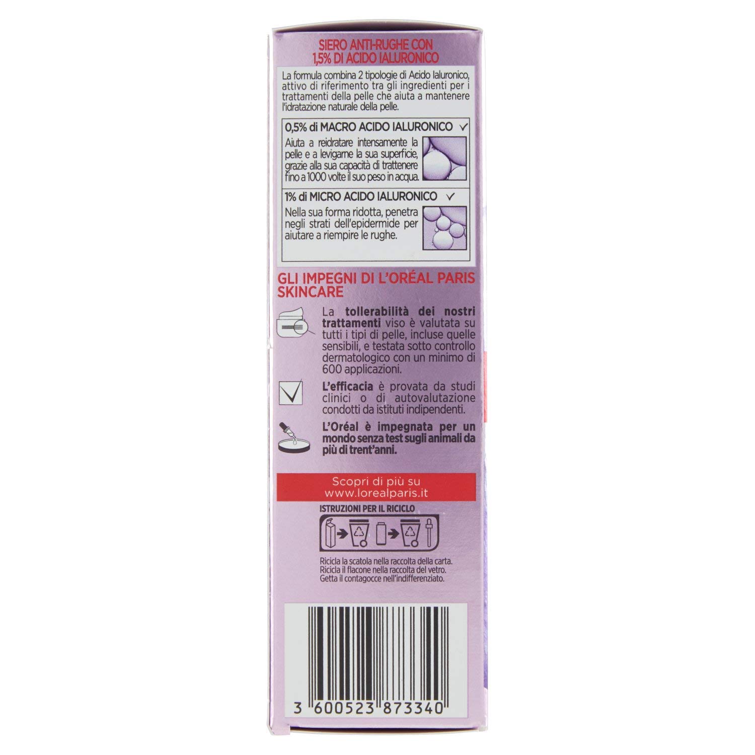 L'Oréal Paris Revitalift Filler Facial Serum, Swivel and Anti-Wrinkle Highly Concentrated with 1.5% Hyaluronic Acid, 30 ml - Image 2