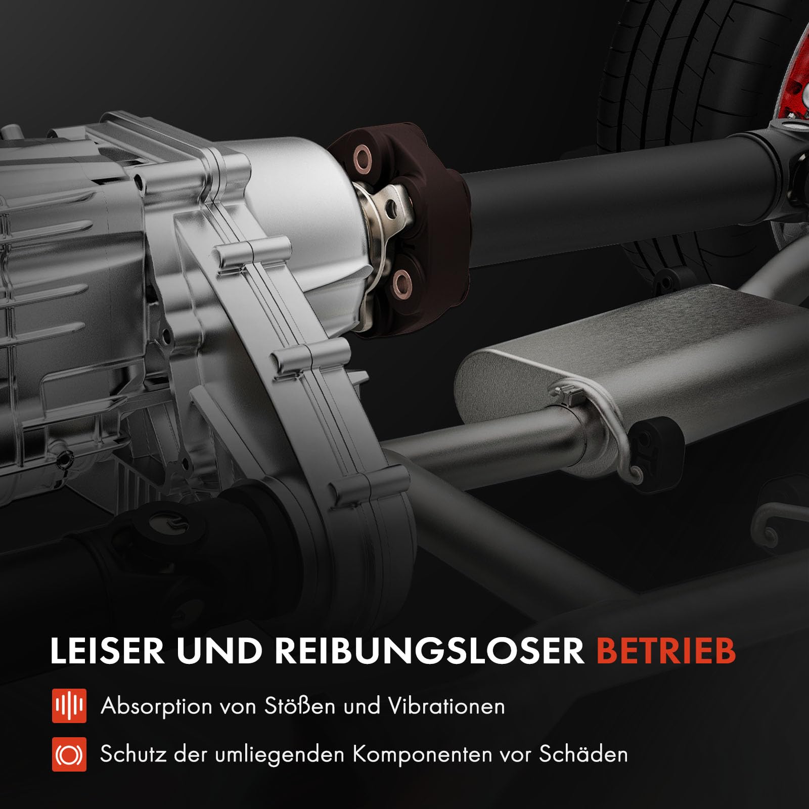 Gelenkscheibe Hardyscheibe Für Mercedes C-Klasse W202, E-Klasse W124/W210 - Vorne Oder Hinten